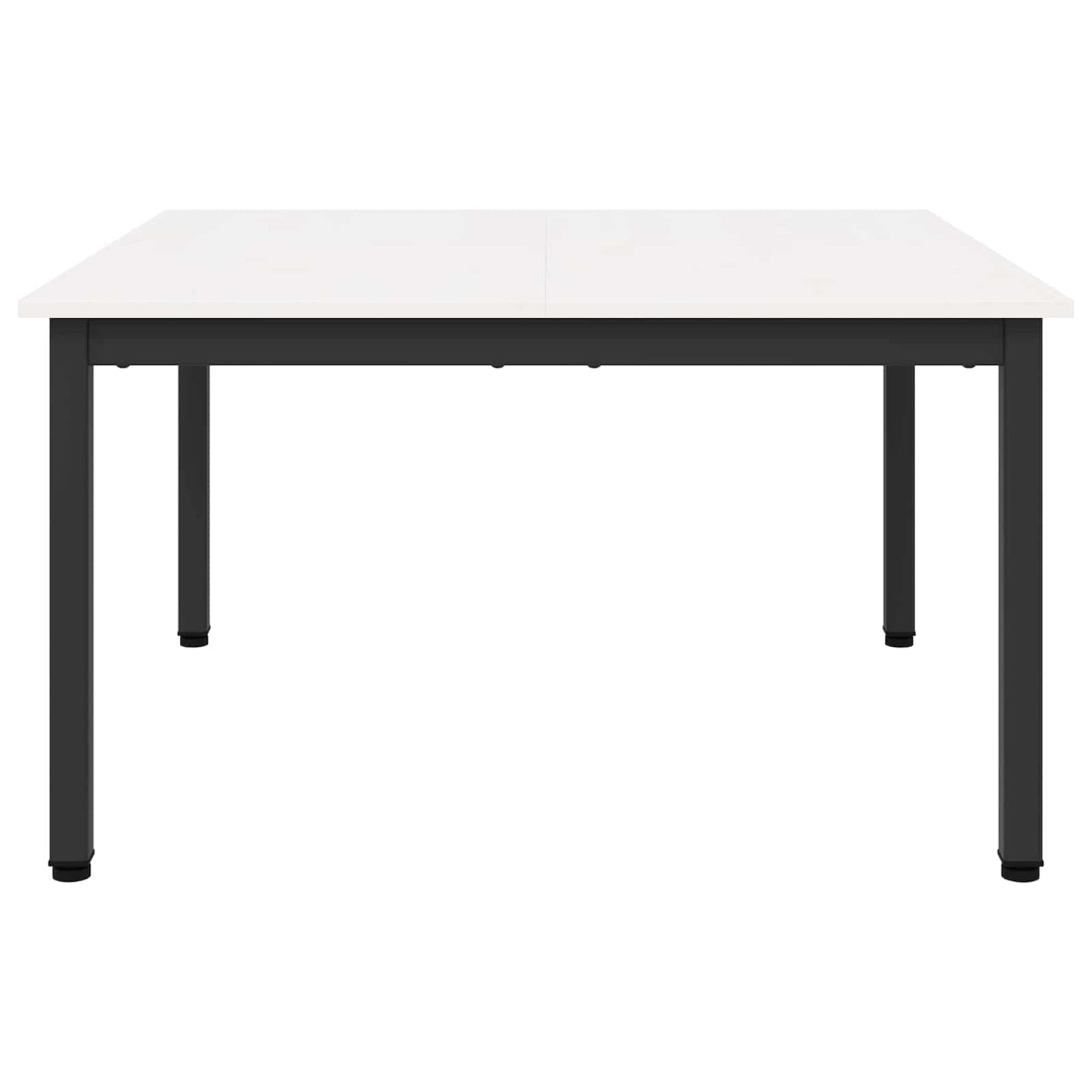 Konferenční Stolek Bílá 80 X 80 X 45 Cm Masivní Borové Dřevo