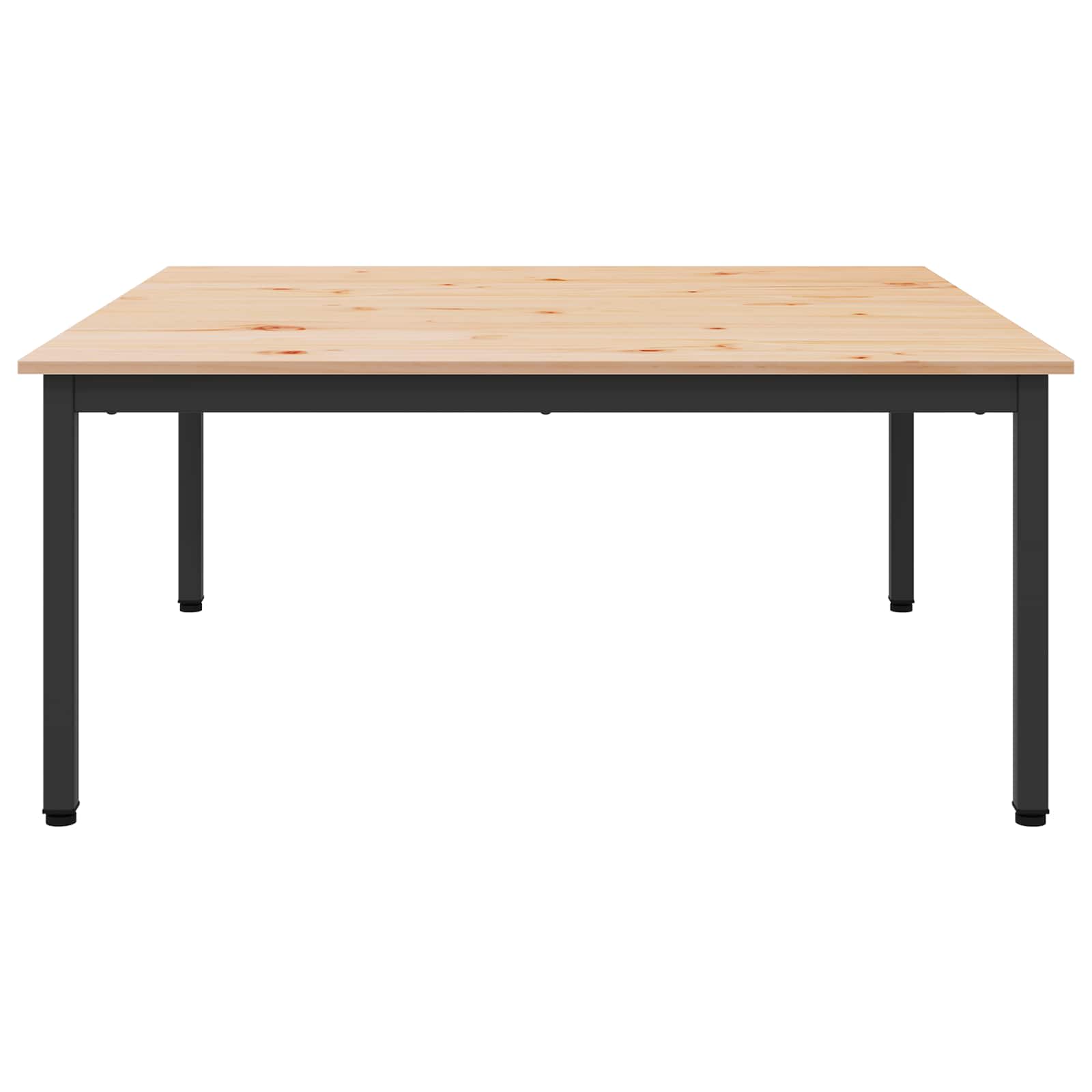 Konferenční Stolek Přírodní 100 X 100 X 45 Cm