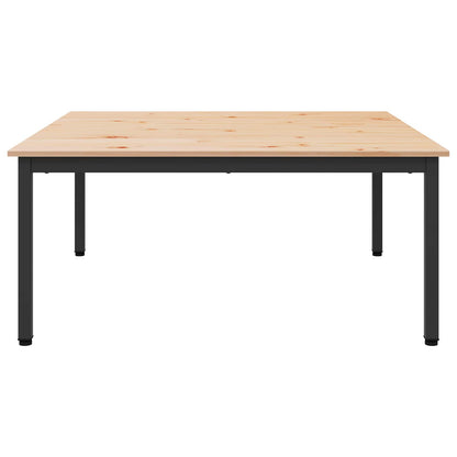 Konferenční Stolek Přírodní 100 X 100 X 45 Cm
