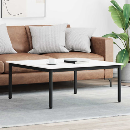 Konferenční Stolek Bílá 100 X 100 X 45 Cm Masivní Borové Dřevo