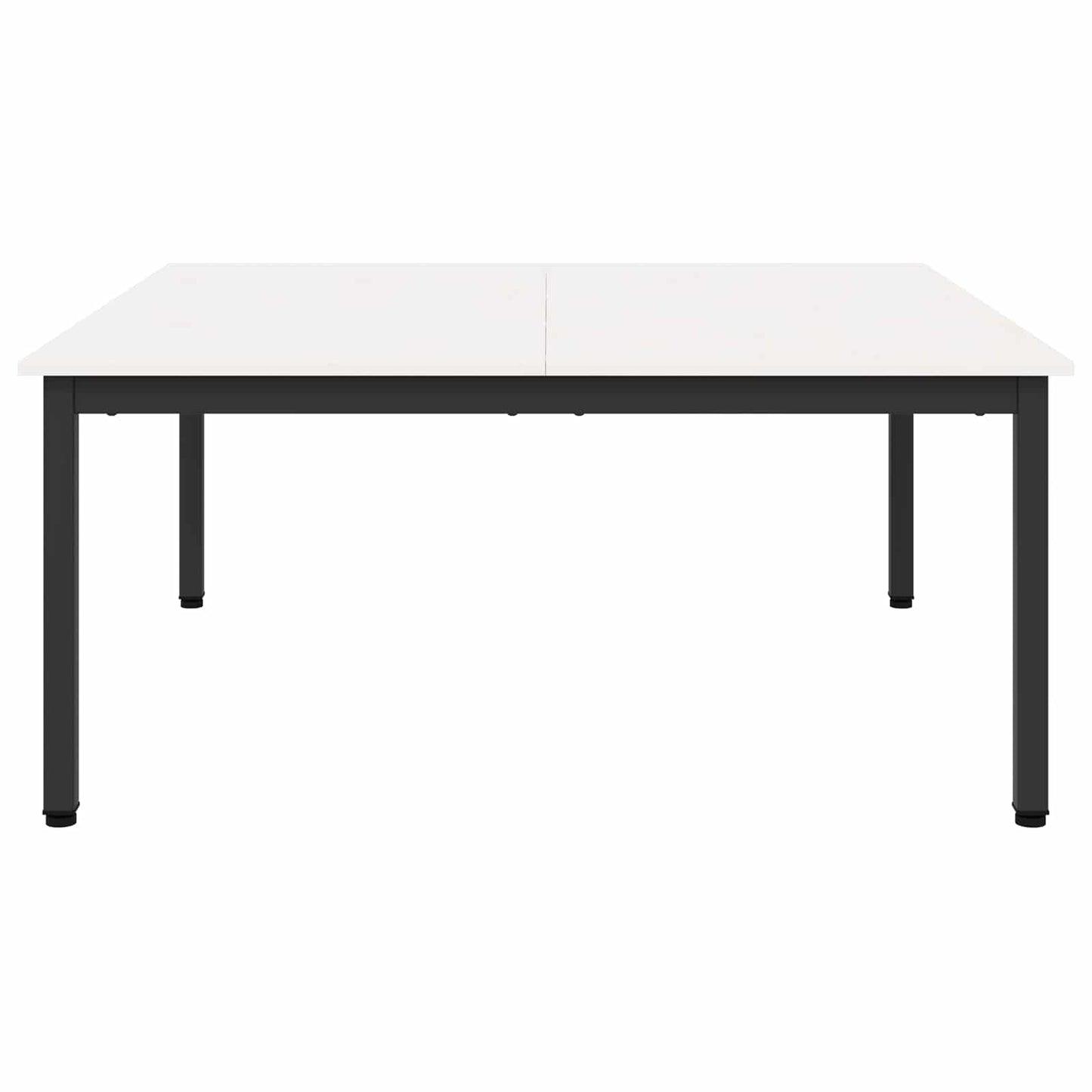 Konferenční Stolek Bílá 100 X 100 X 45 Cm Masivní Borové Dřevo