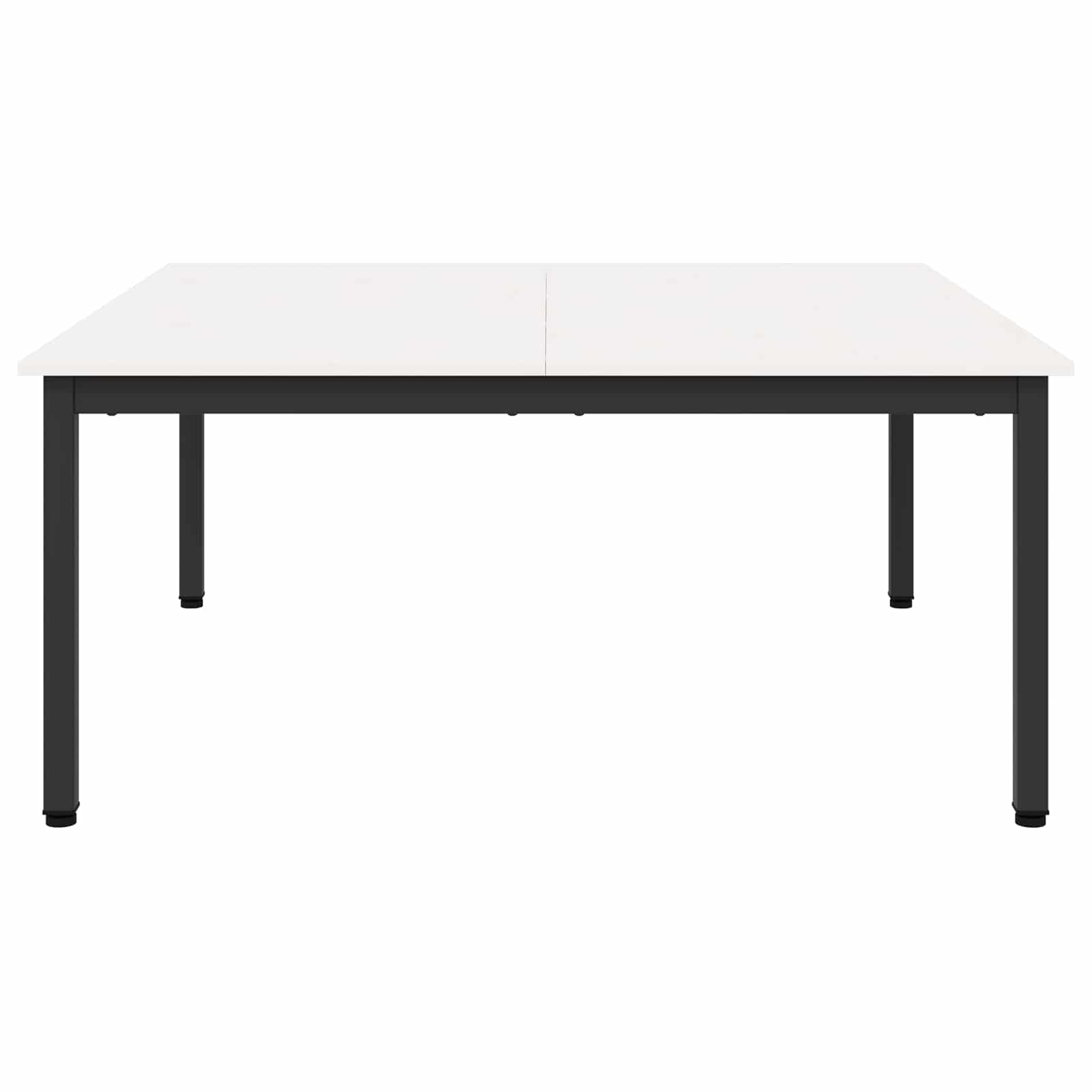 Konferenční Stolek Bílá 100 X 100 X 45 Cm Masivní Borové Dřevo
