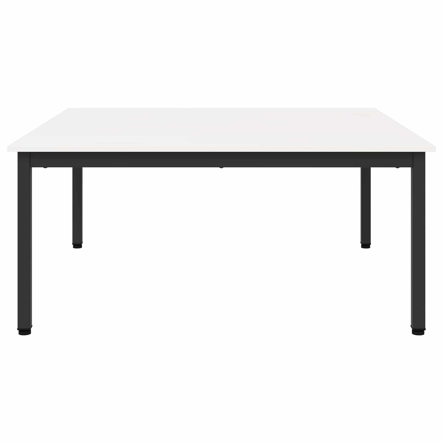Konferenční Stolek Bílá 100 X 100 X 45 Cm Masivní Borové Dřevo