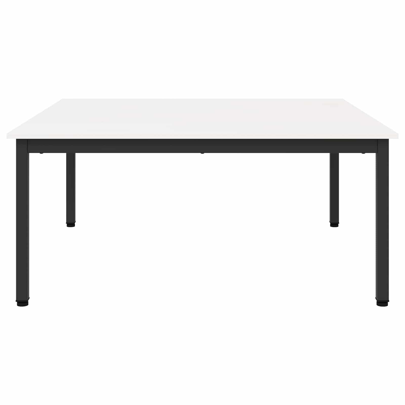 Konferenční Stolek Bílá 100 X 100 X 45 Cm Masivní Borové Dřevo
