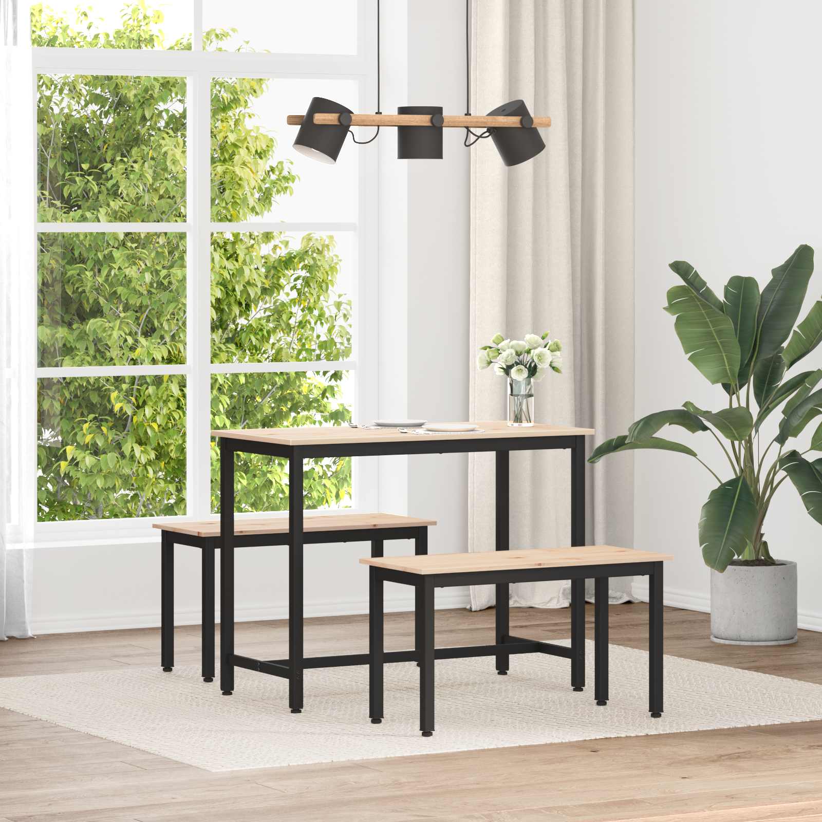 Lavice Přírodní 80 X 35 X 45 Cm Masivní Borové Dřevo
