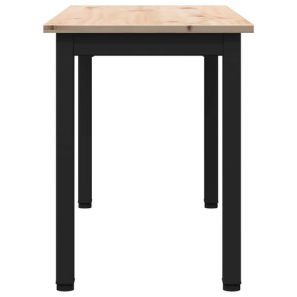 Lavice Přírodní 80 X 35 X 45 Cm Masivní Borové Dřevo
