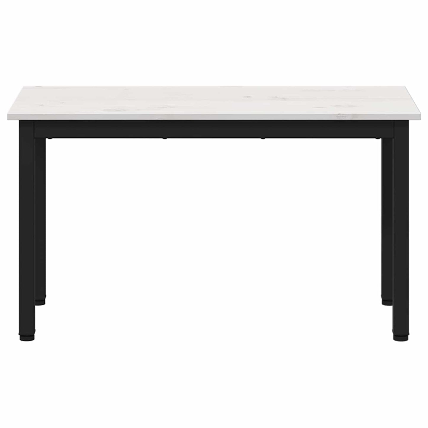 Lavice Bílá 80 X 35 X 45 Cm Masivní Borové Dřevo