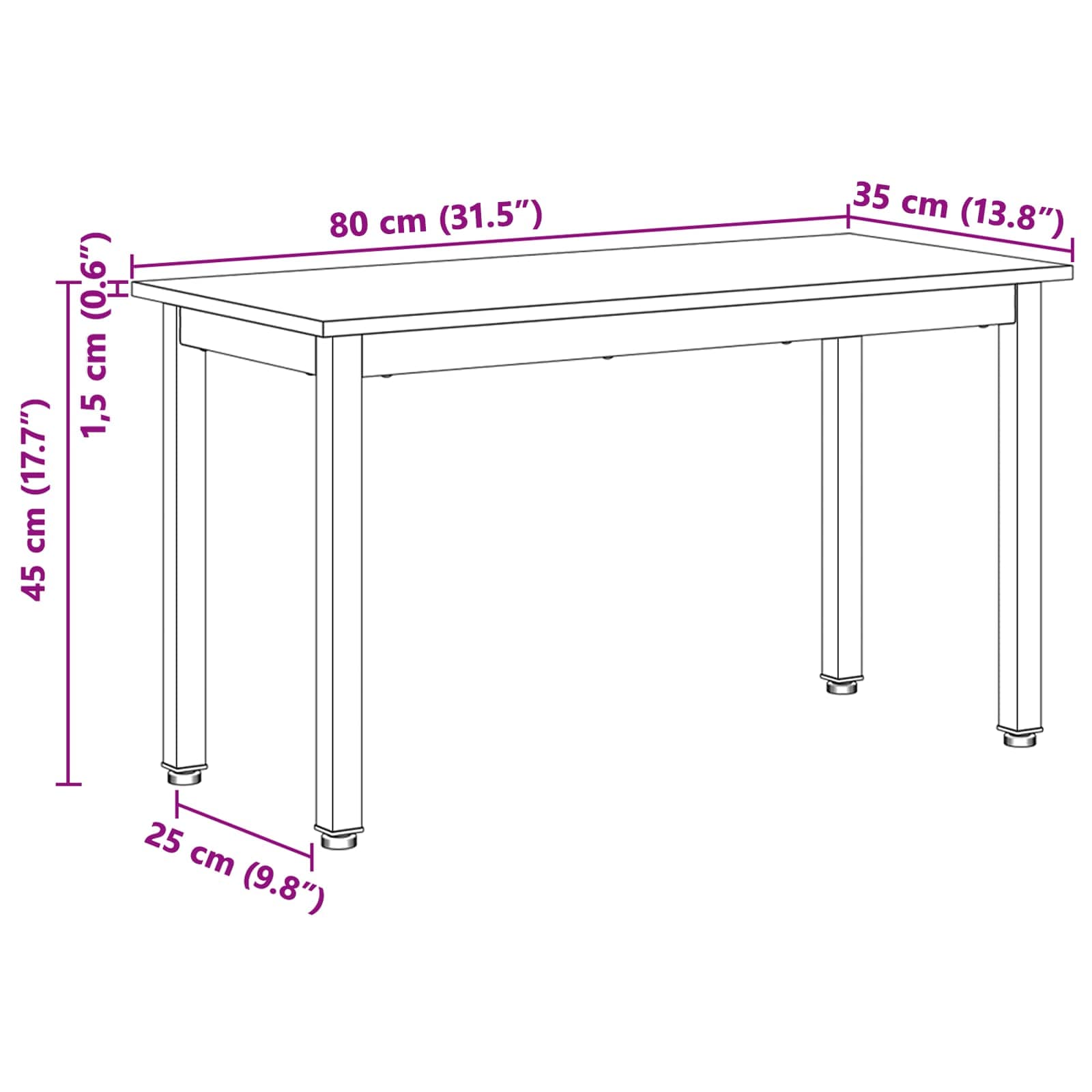 Lavice Bílá 80 X 35 X 45 Cm Masivní Borové Dřevo