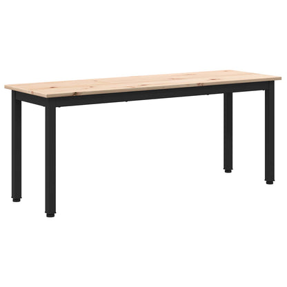 Lavice Přírodní 110 X 35 X 45 Cm Masivní Borové Dřevo