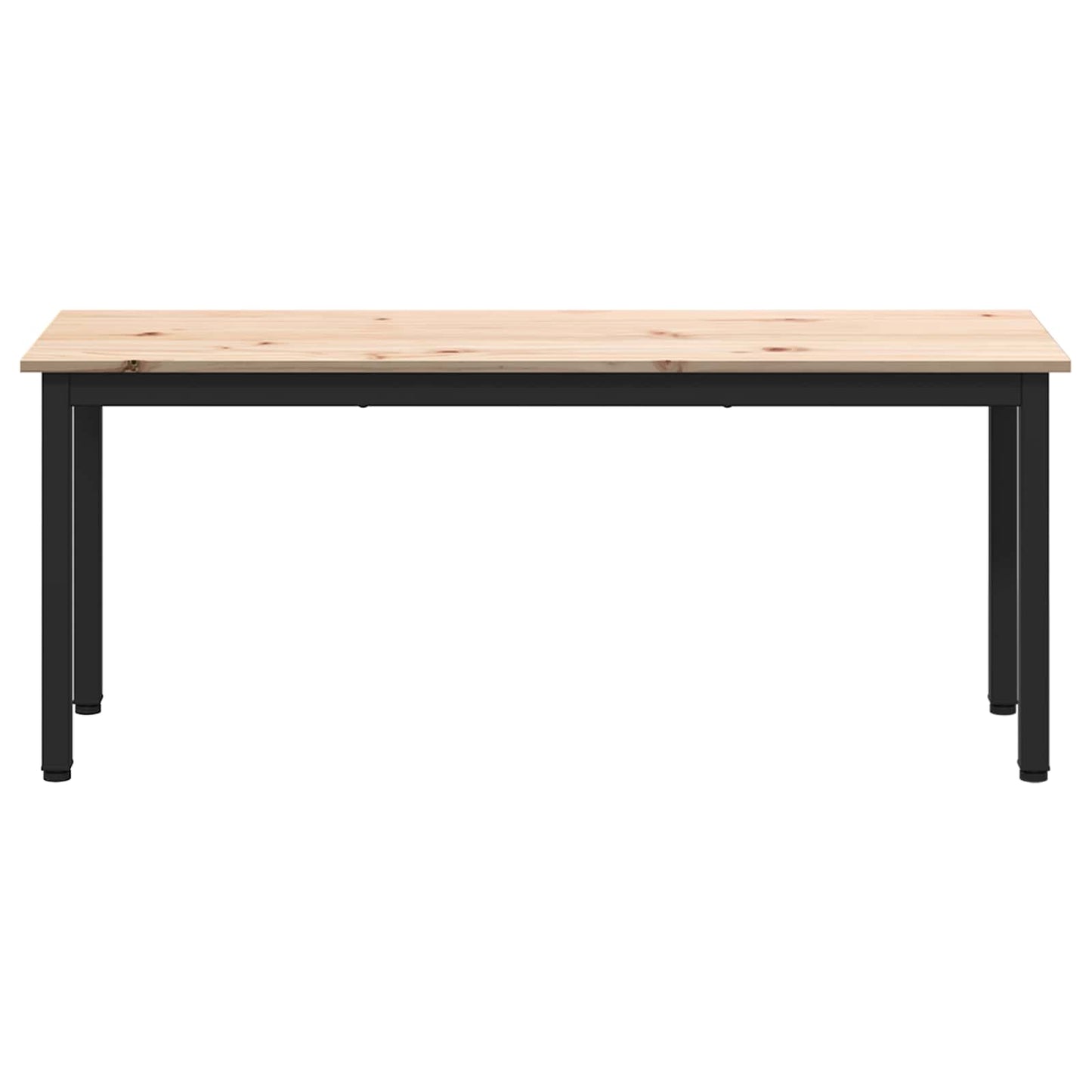 Lavice Přírodní 110 X 35 X 45 Cm Masivní Borové Dřevo