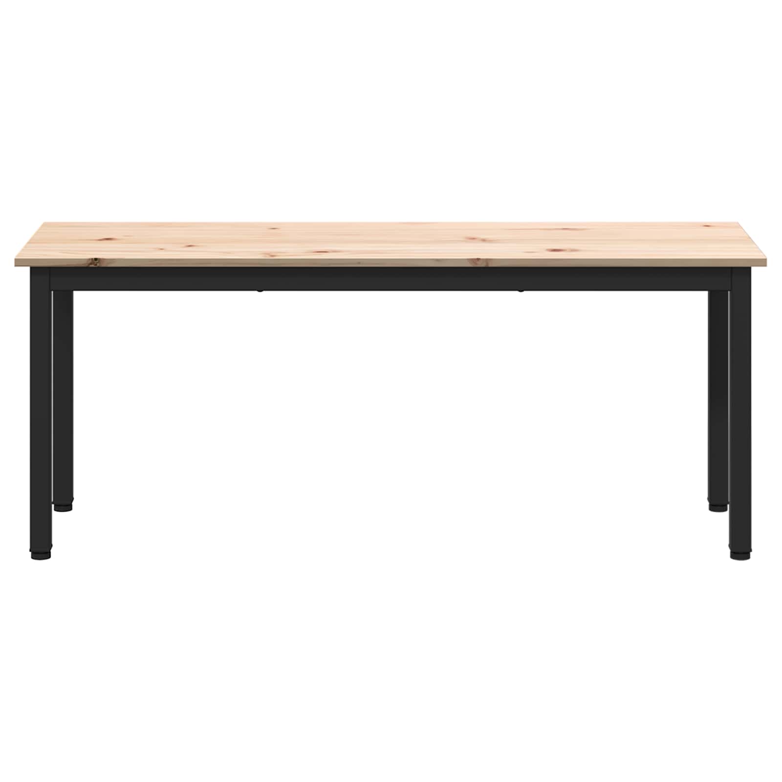 Lavice Přírodní 110 X 35 X 45 Cm Masivní Borové Dřevo