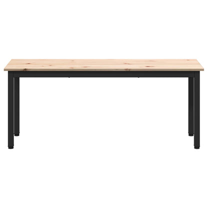 Lavice Přírodní 110 X 35 X 45 Cm Masivní Borové Dřevo