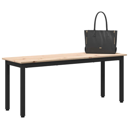 Lavice Přírodní 110 X 35 X 45 Cm Masivní Borové Dřevo
