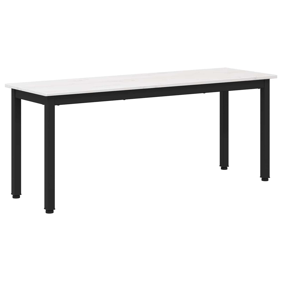 Lavice Bílá 110 X 35 X 45 Cm Masivní Borové Dřevo