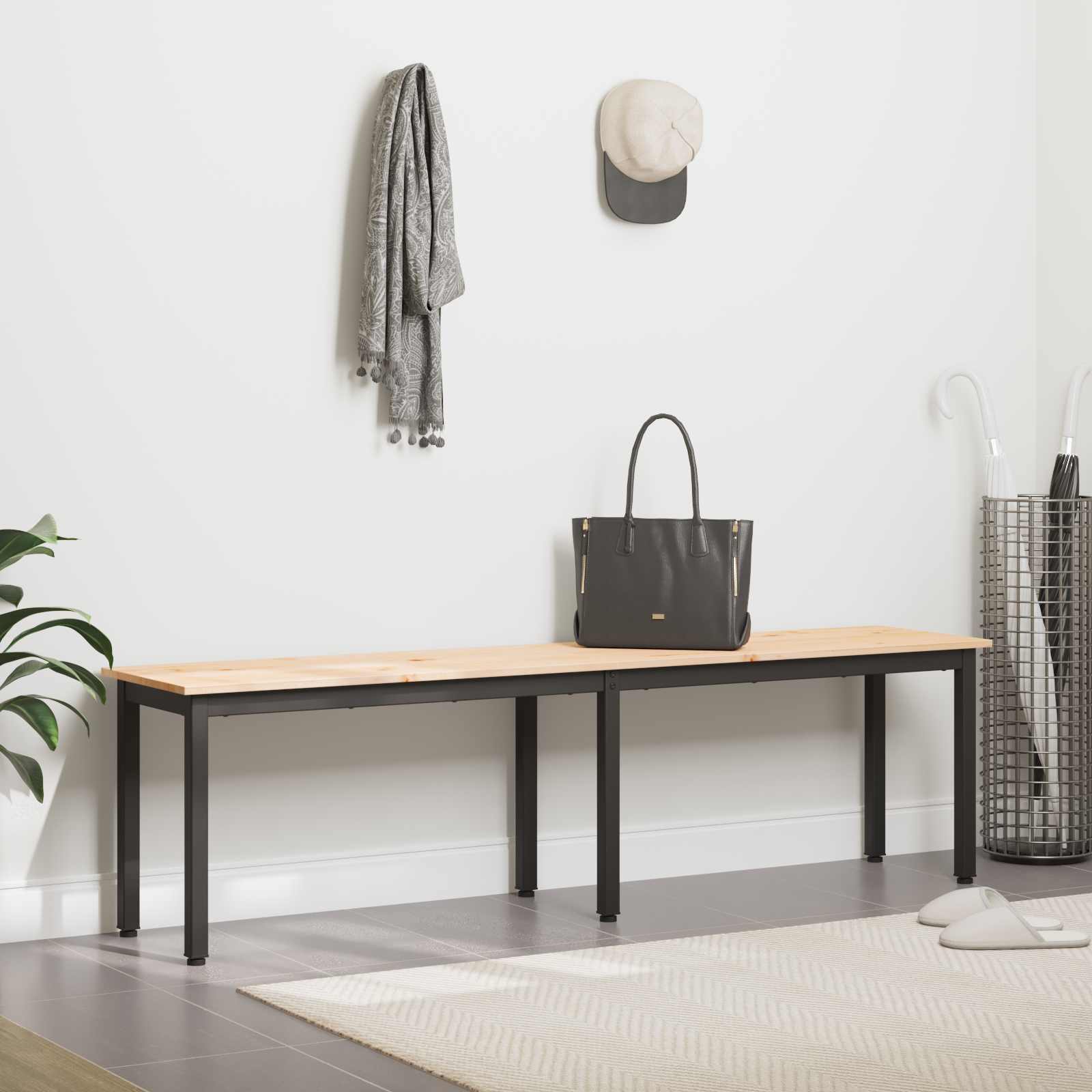 Lavice Přírodní 160 X 35 X 45 Cm Masivní Borové Dřevo