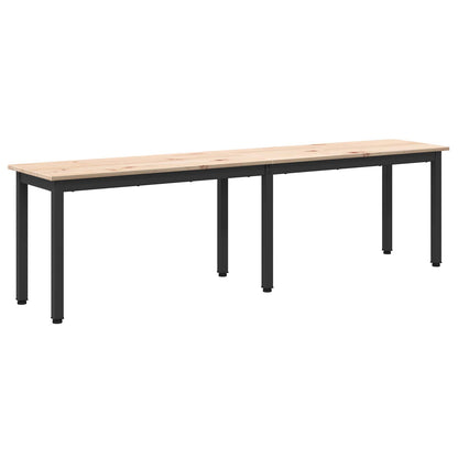 Lavice Přírodní 160 X 35 X 45 Cm Masivní Borové Dřevo