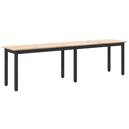 Lavice Přírodní 160 X 35 X 45 Cm Masivní Borové Dřevo