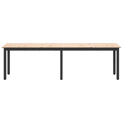 Lavice Přírodní 160 X 35 X 45 Cm Masivní Borové Dřevo