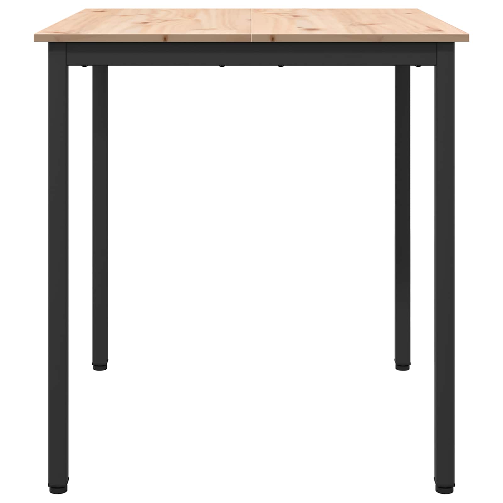 Jídelní Stůl Přírodní 70 X 70 X 75 Cm Masivní Borové Dřevo