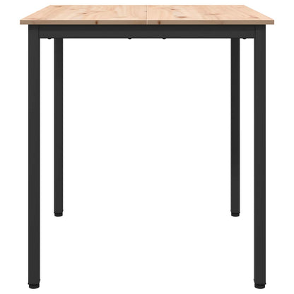 Jídelní Stůl Přírodní 70 X 70 X 75 Cm Masivní Borové Dřevo