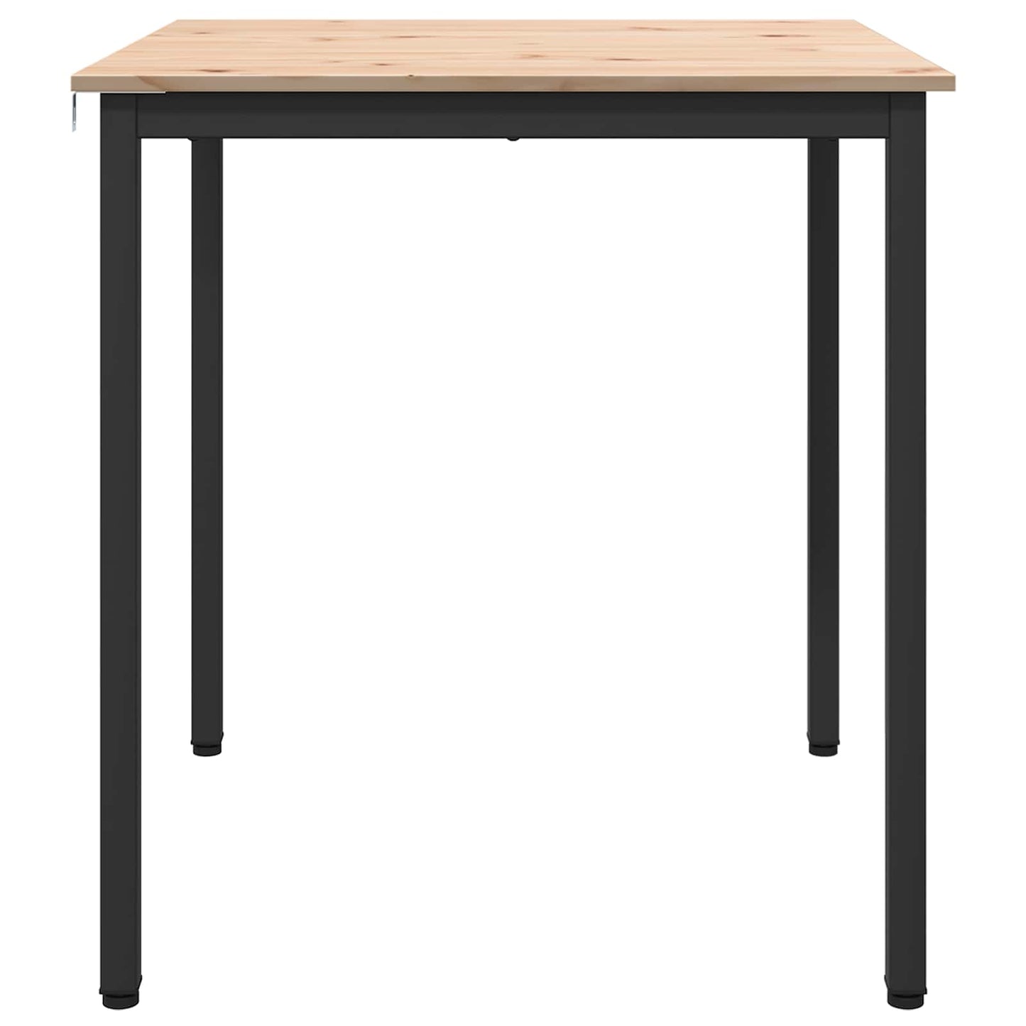 Jídelní Stůl Přírodní 70 X 70 X 75 Cm Masivní Borové Dřevo