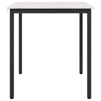 Jídelní Stůl Bílá 70 X 70 X 75 Cm Masivní Borové Dřevo