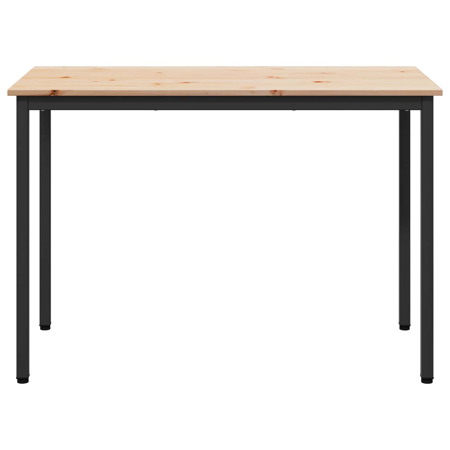 Jídelní Stůl Přírodní 110 X 55 X 75 Cm Masivní Borové Dřevo