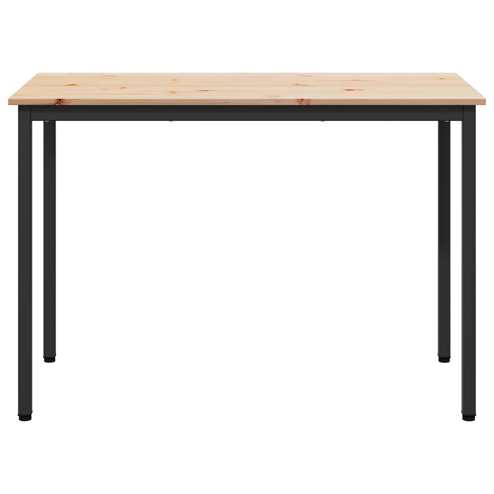 Jídelní Stůl Přírodní 110 X 55 X 75 Cm Masivní Borové Dřevo