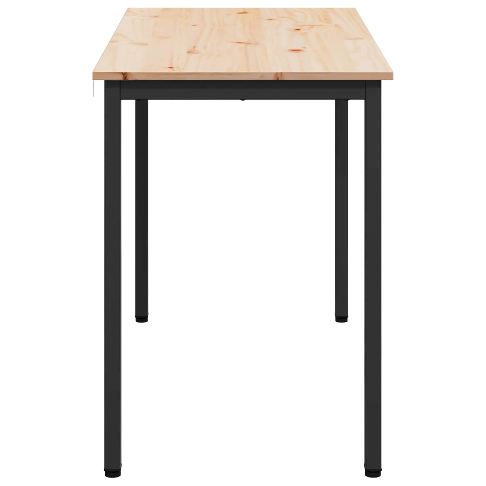 Jídelní Stůl Přírodní 110 X 55 X 75 Cm Masivní Borové Dřevo
