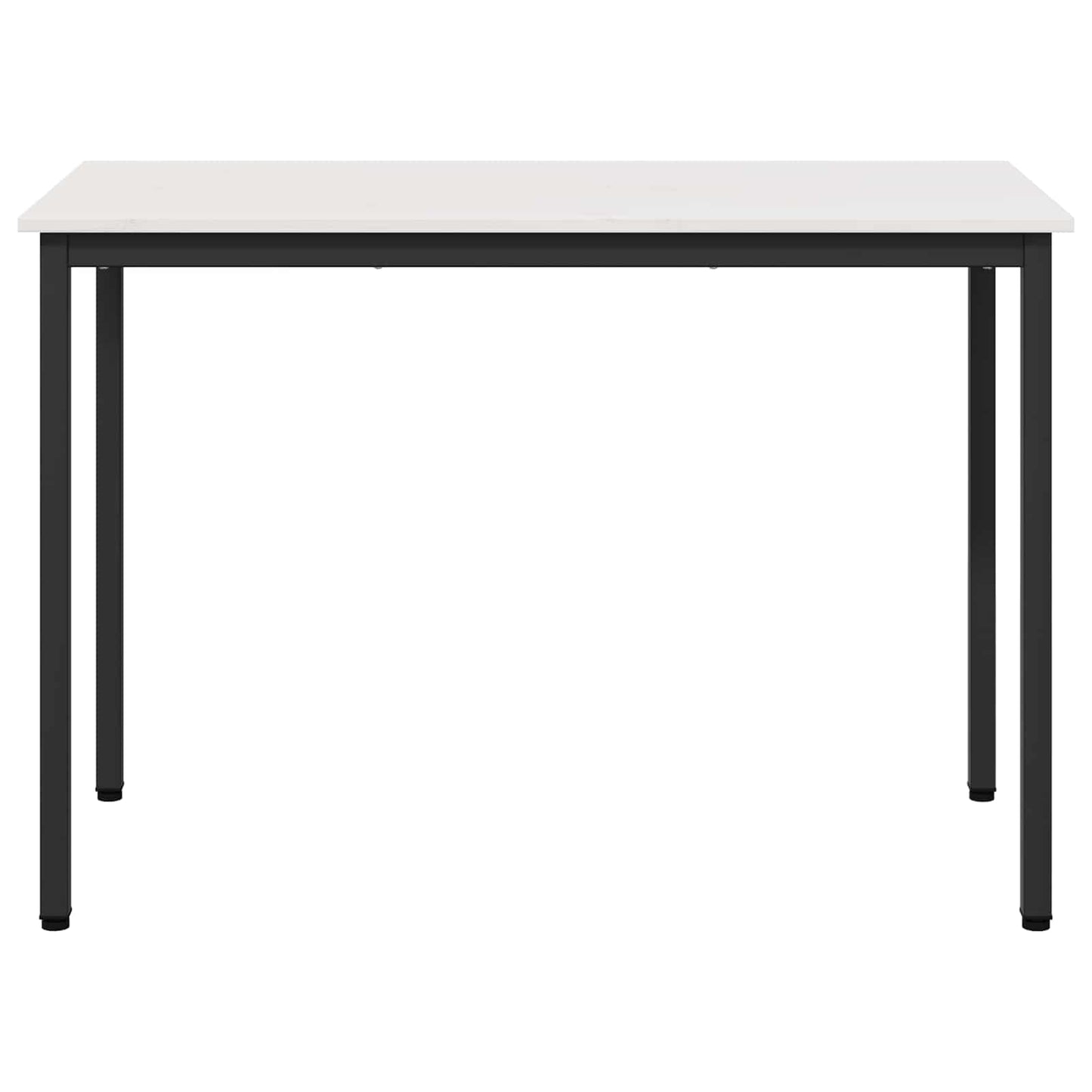 Jídelní Stůl Bílá 110 X 55 X 75 Cm Masivní Borové Dřevo