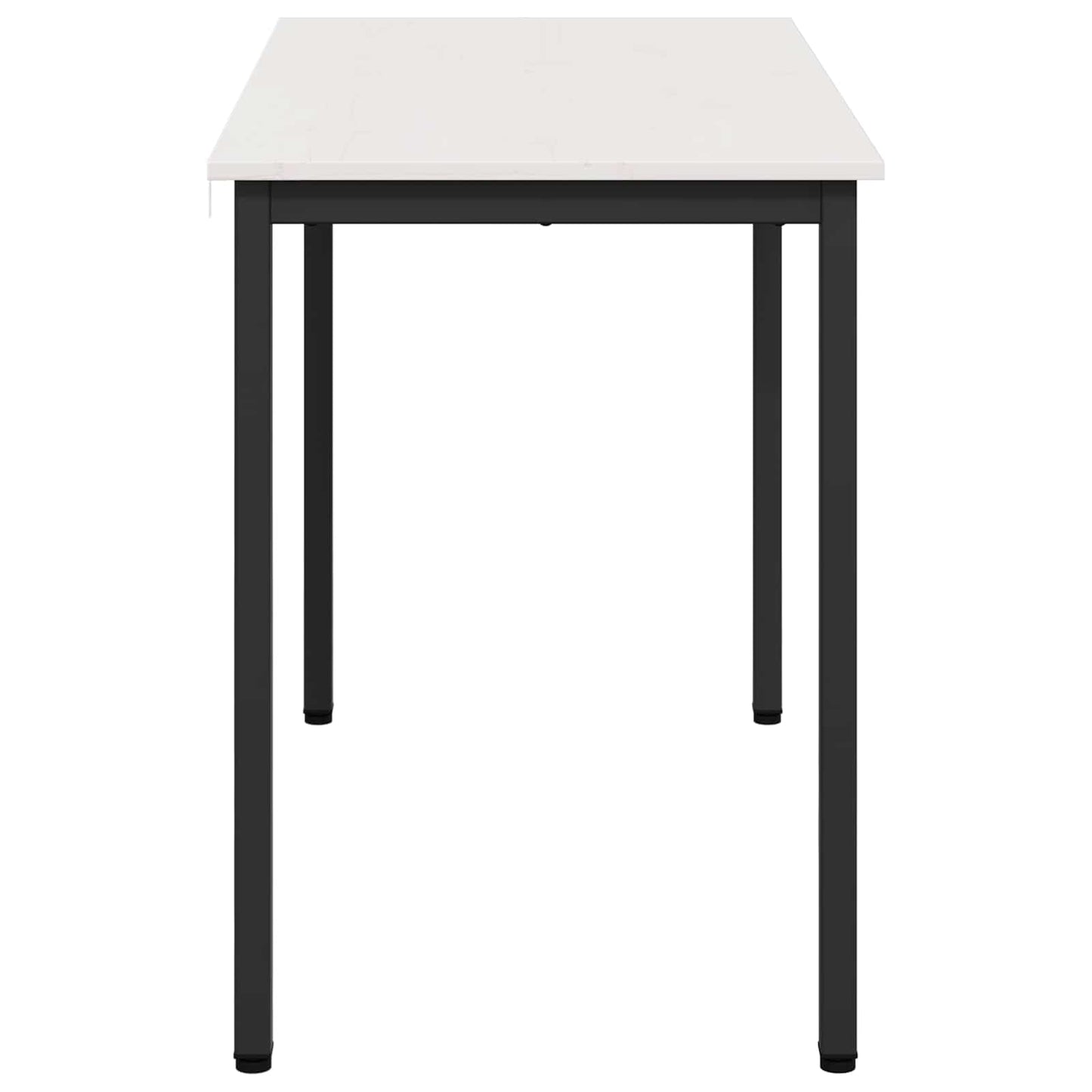 Jídelní Stůl Bílá 110 X 55 X 75 Cm Masivní Borové Dřevo