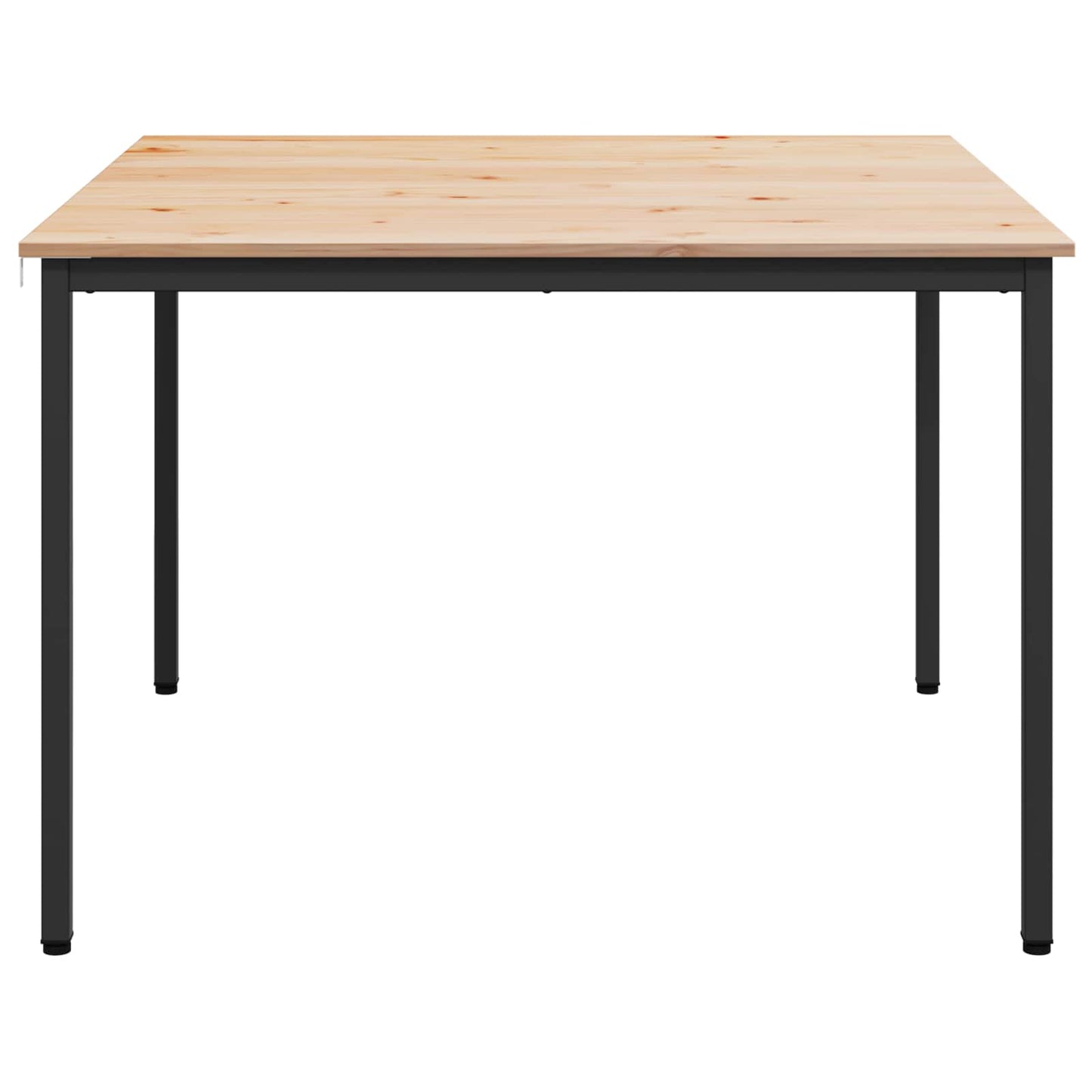 Jídelní Stůl Přírodní 110 X 110 X 75 Cm Masivní Borové Dřevo