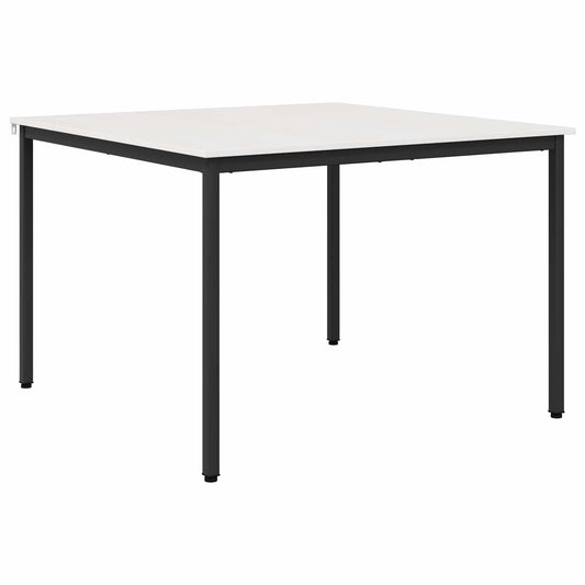 Jídelní Stůl Bílá 110 X 110 X 75 Cm Masivní Borové Dřevo