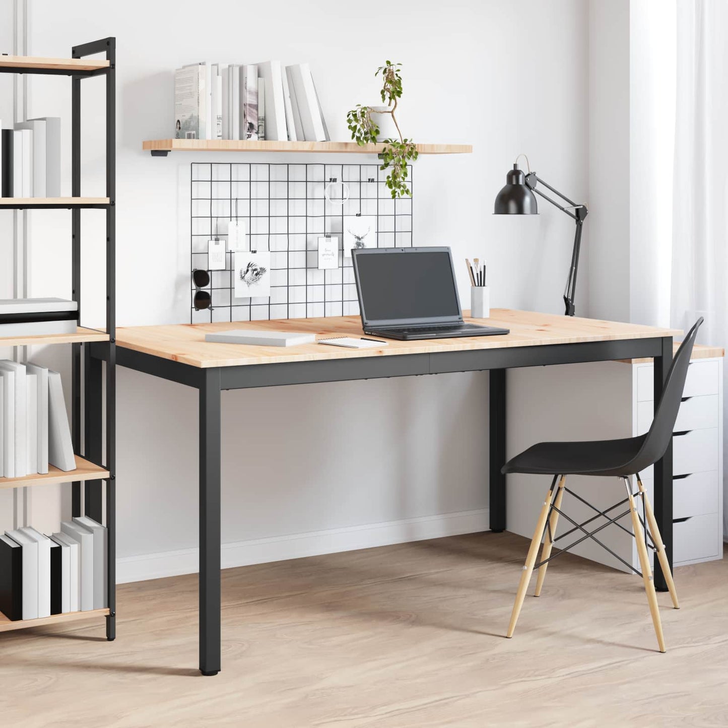Jídelní Stůl Přírodní 150 X 90 X 75 Cm Masivní Borové Dřevo