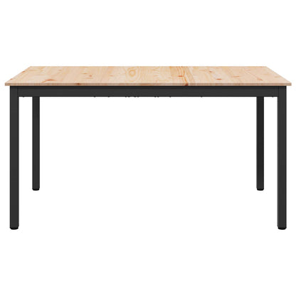 Jídelní Stůl Přírodní 150 X 90 X 75 Cm Masivní Borové Dřevo