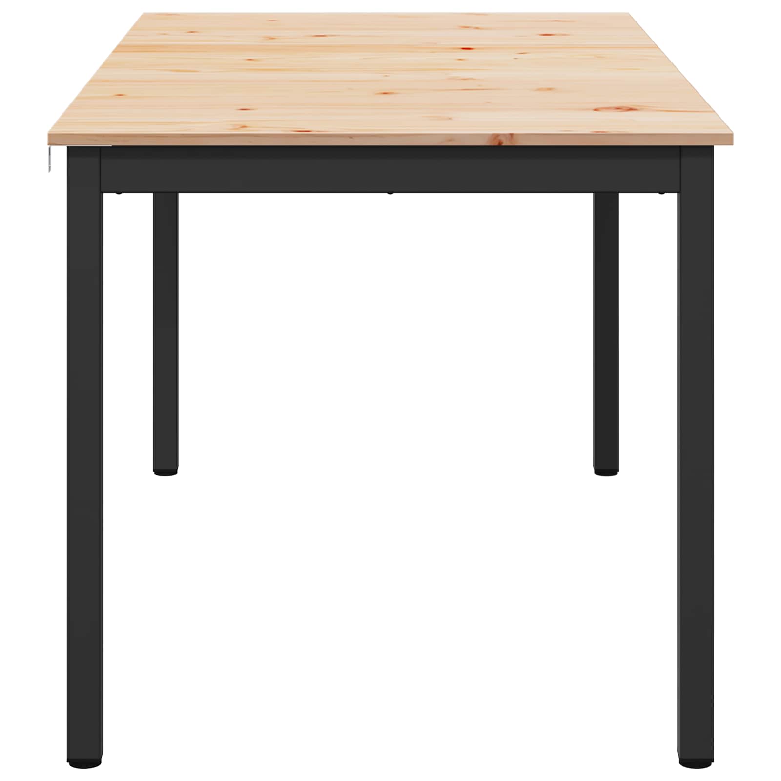 Jídelní Stůl Přírodní 150 X 90 X 75 Cm Masivní Borové Dřevo