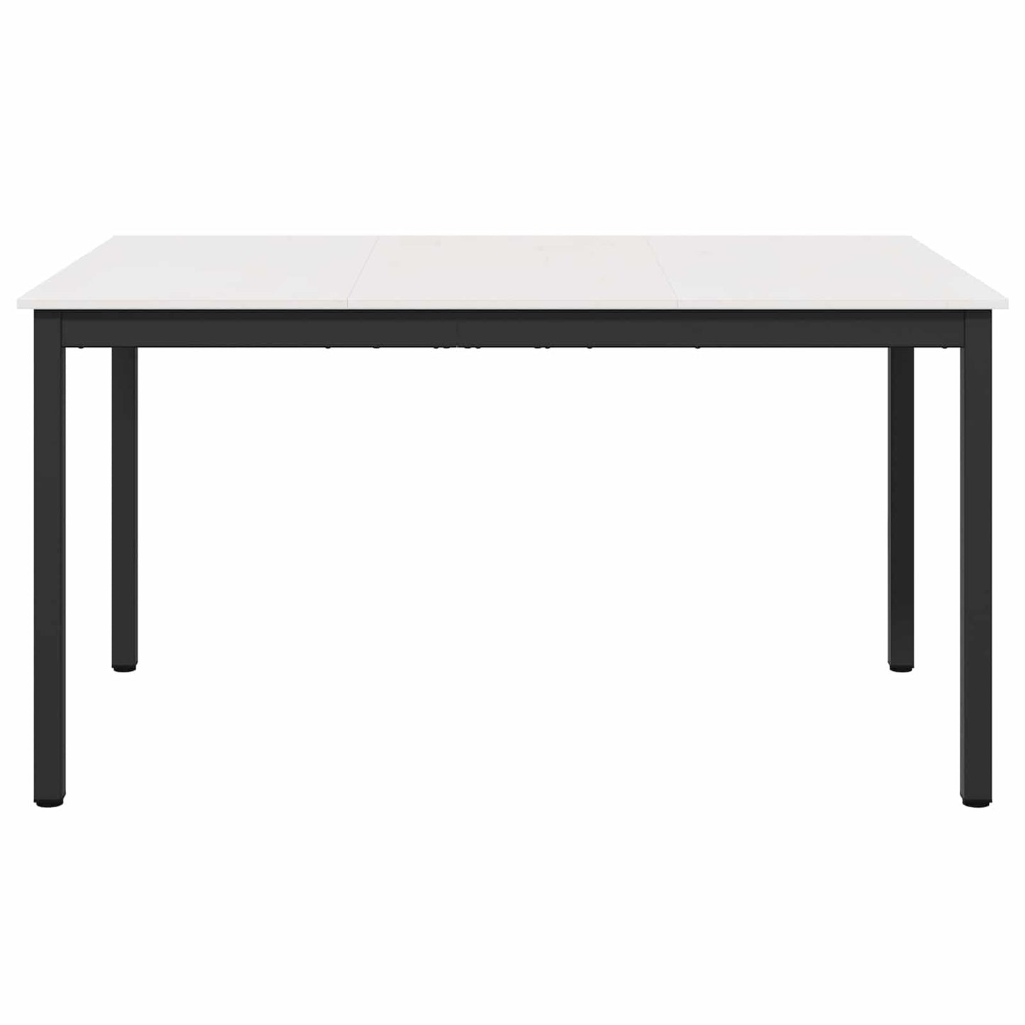 Jídelní Stůl Bílá 150 X 90 X 75 Cm Masivní Borové Dřevo