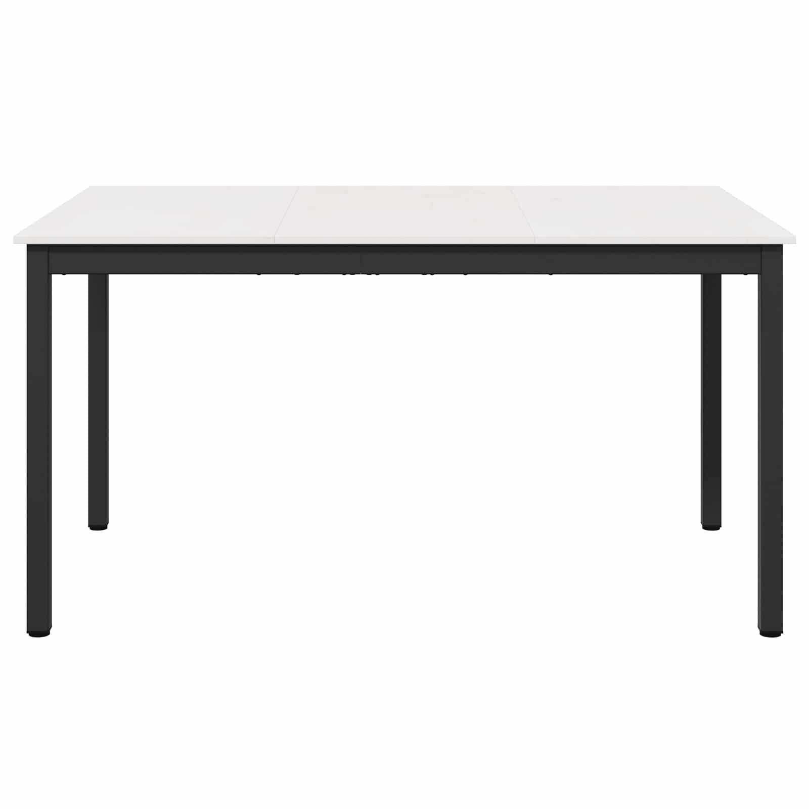 Jídelní Stůl Bílá 150 X 90 X 75 Cm Masivní Borové Dřevo