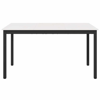 Jídelní Stůl Bílá 150 X 90 X 75 Cm Masivní Borové Dřevo