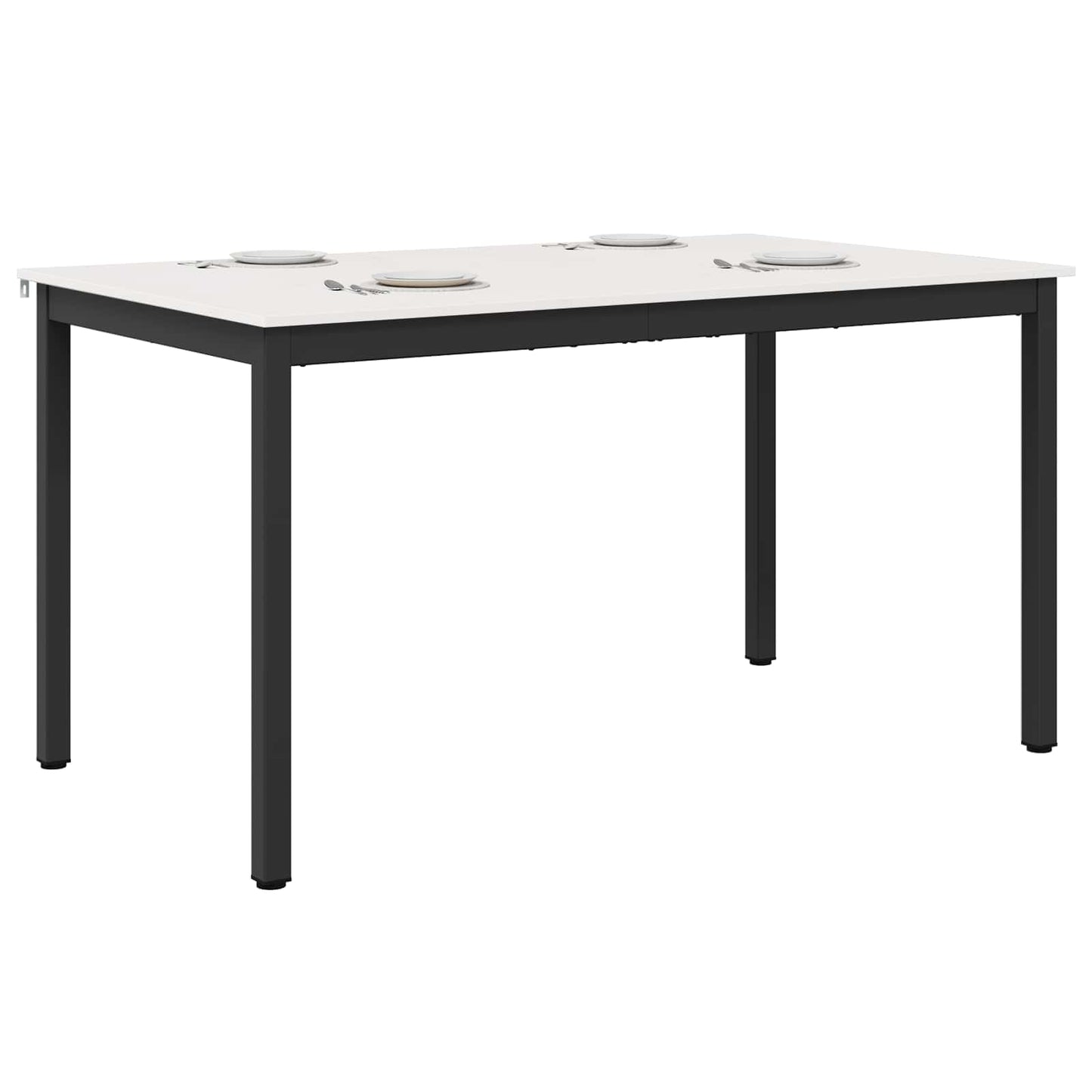 Jídelní Stůl Bílá 150 X 90 X 75 Cm Masivní Borové Dřevo