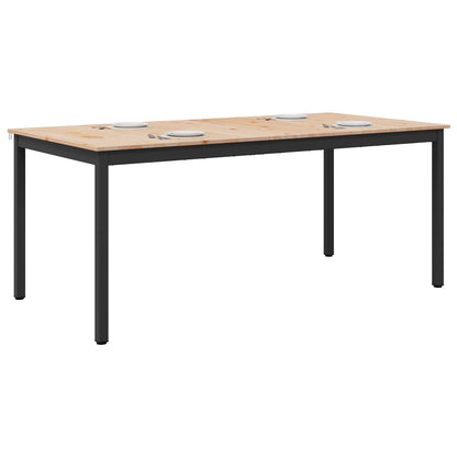 Jídelní Stůl Přírodní 180 X 90 X 75 Cm Masivní Borové Dřevo