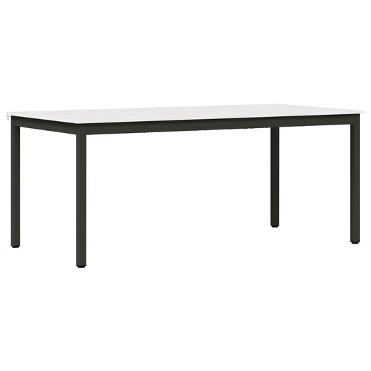 Jídelní Stůl Bílá 180 X 90 X 75 Cm Masivní Borové Dřevo