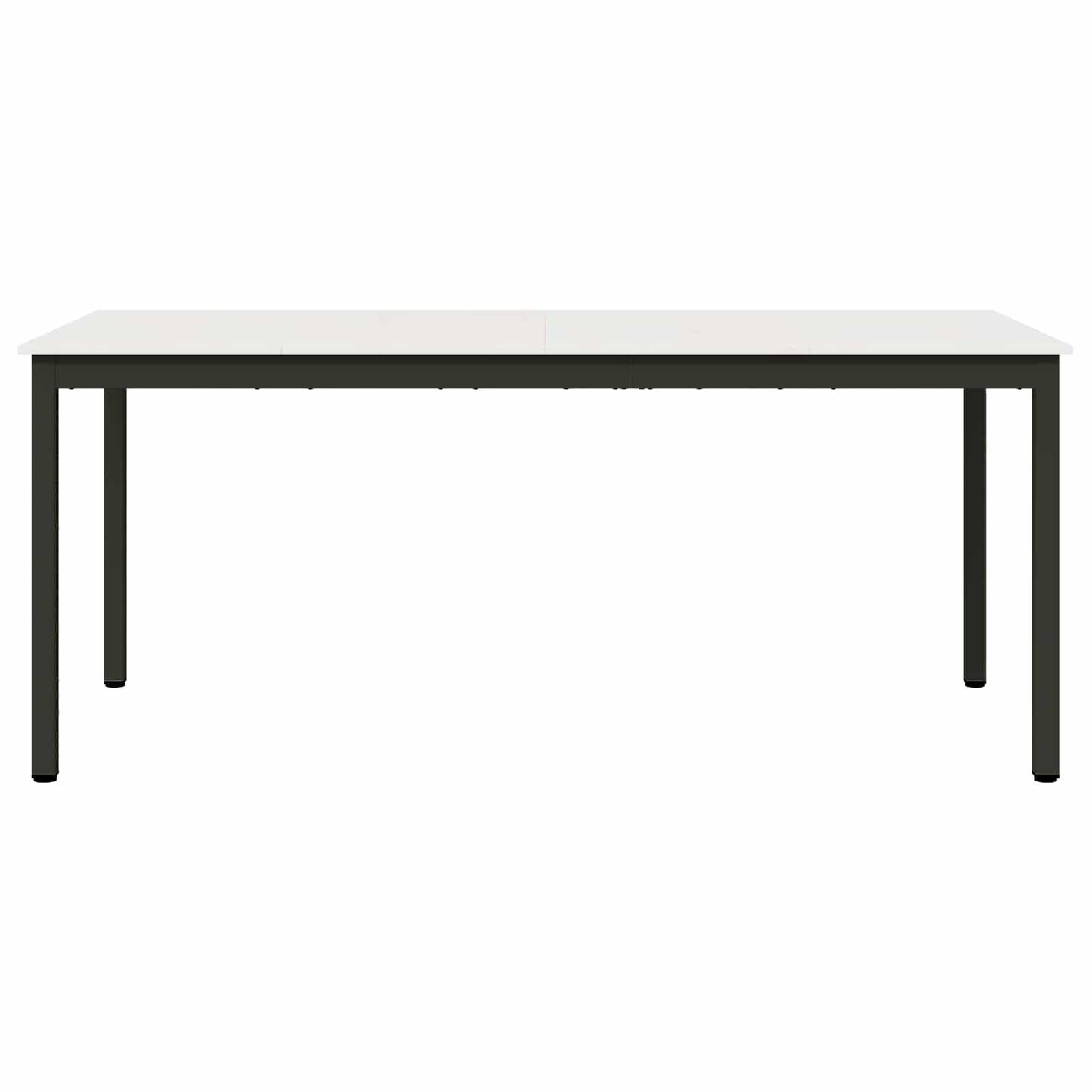 Jídelní Stůl Bílá 180 X 90 X 75 Cm Masivní Borové Dřevo