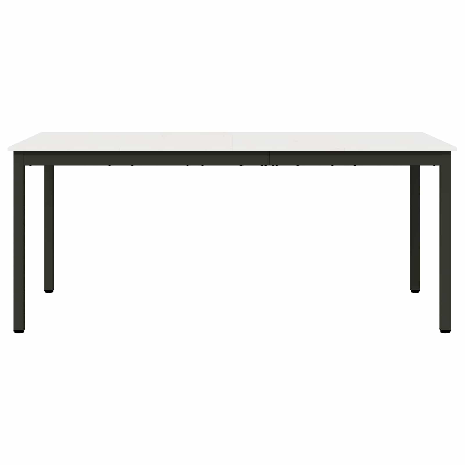 Jídelní Stůl Bílá 180 X 90 X 75 Cm Masivní Borové Dřevo