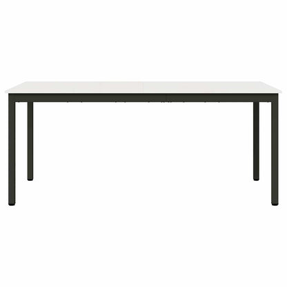 Jídelní Stůl Bílá 180 X 90 X 75 Cm Masivní Borové Dřevo