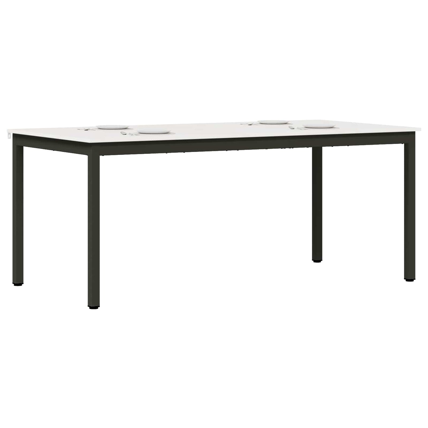 Jídelní Stůl Bílá 180 X 90 X 75 Cm Masivní Borové Dřevo