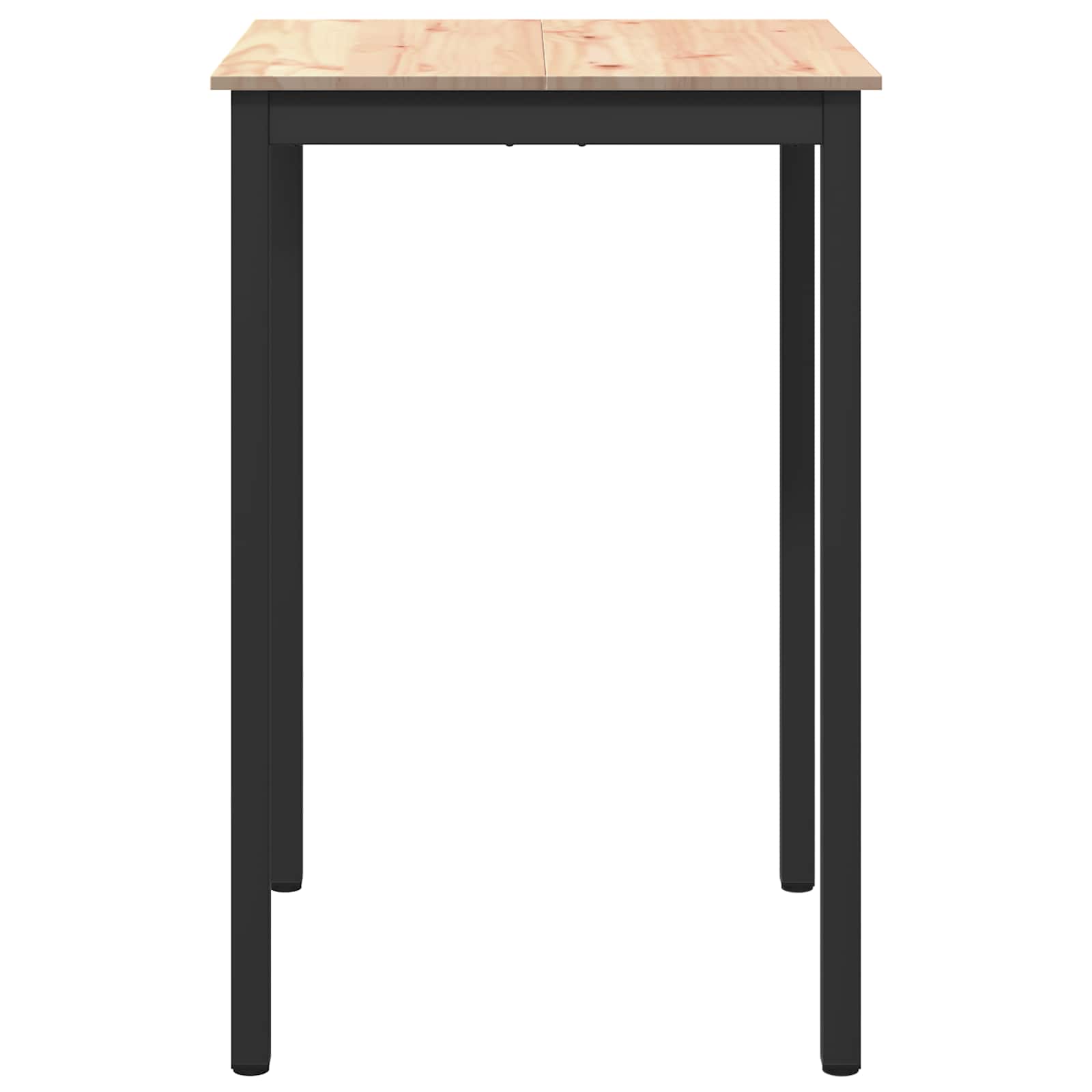Barový Stůl Přírodní 70 X 70 X 105 Cm Masivní Borové Dřevo