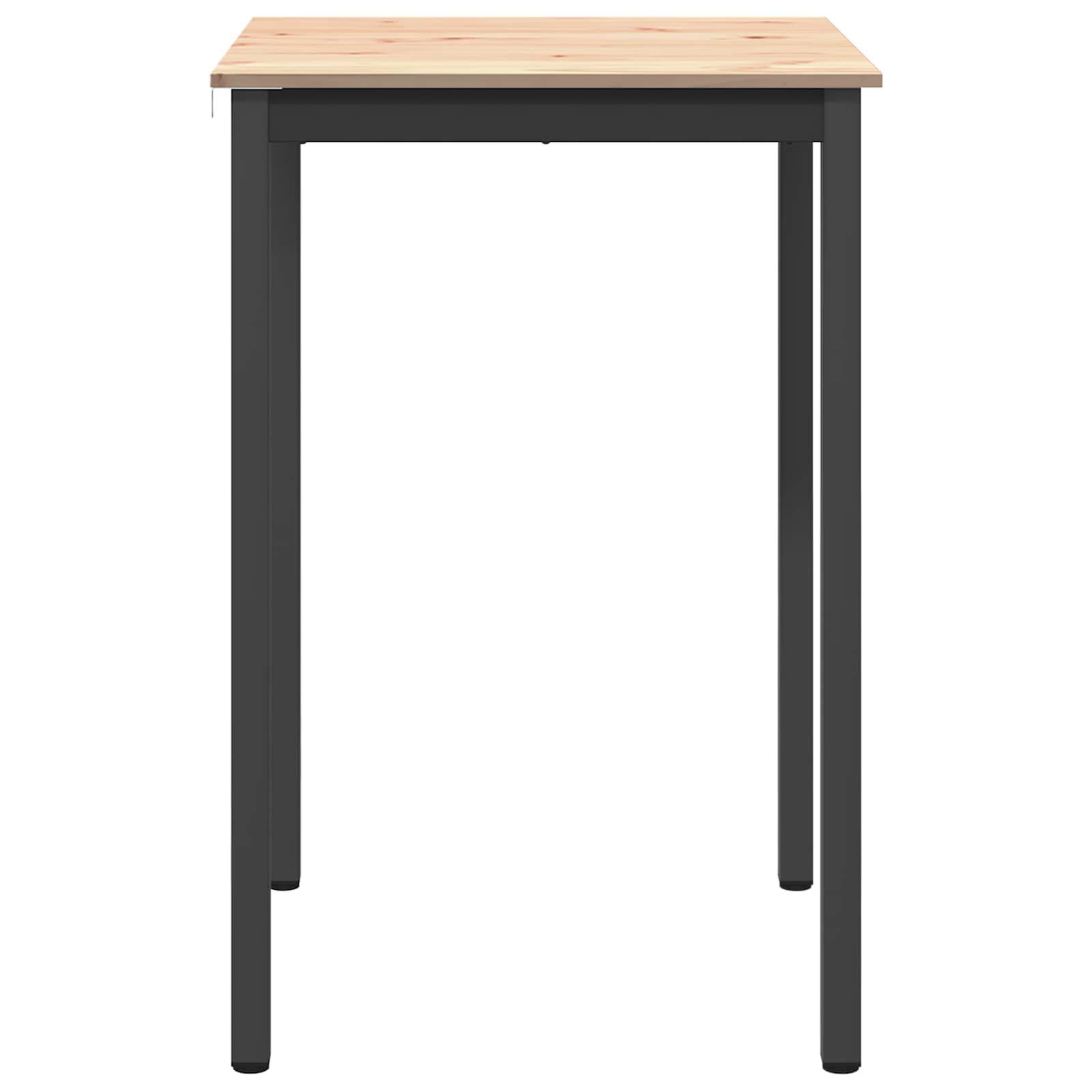 Barový Stůl Přírodní 70 X 70 X 105 Cm Masivní Borové Dřevo