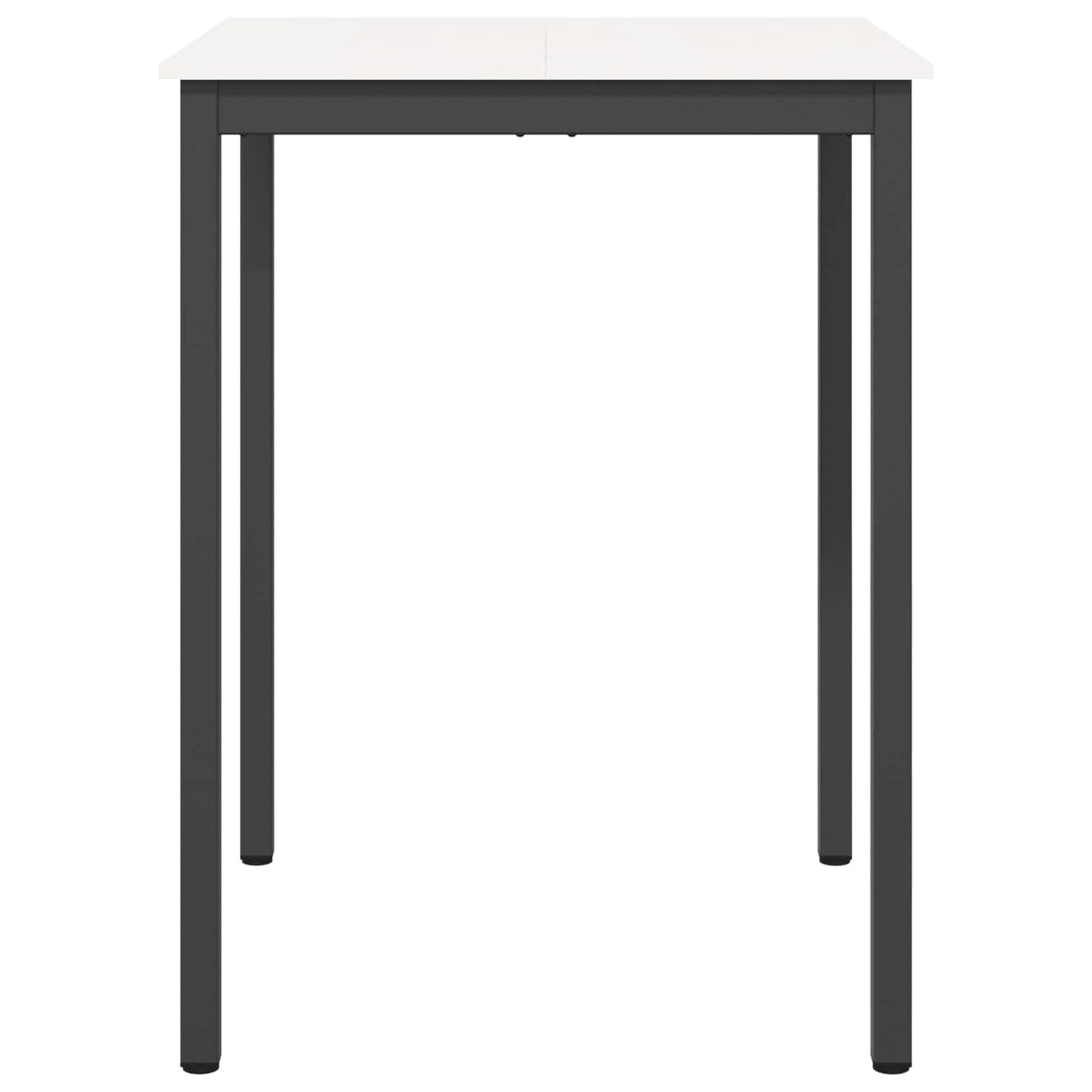 Barový Stůl Bílá 80 X 80 X 105 Cm Masivní Borové Dřevo