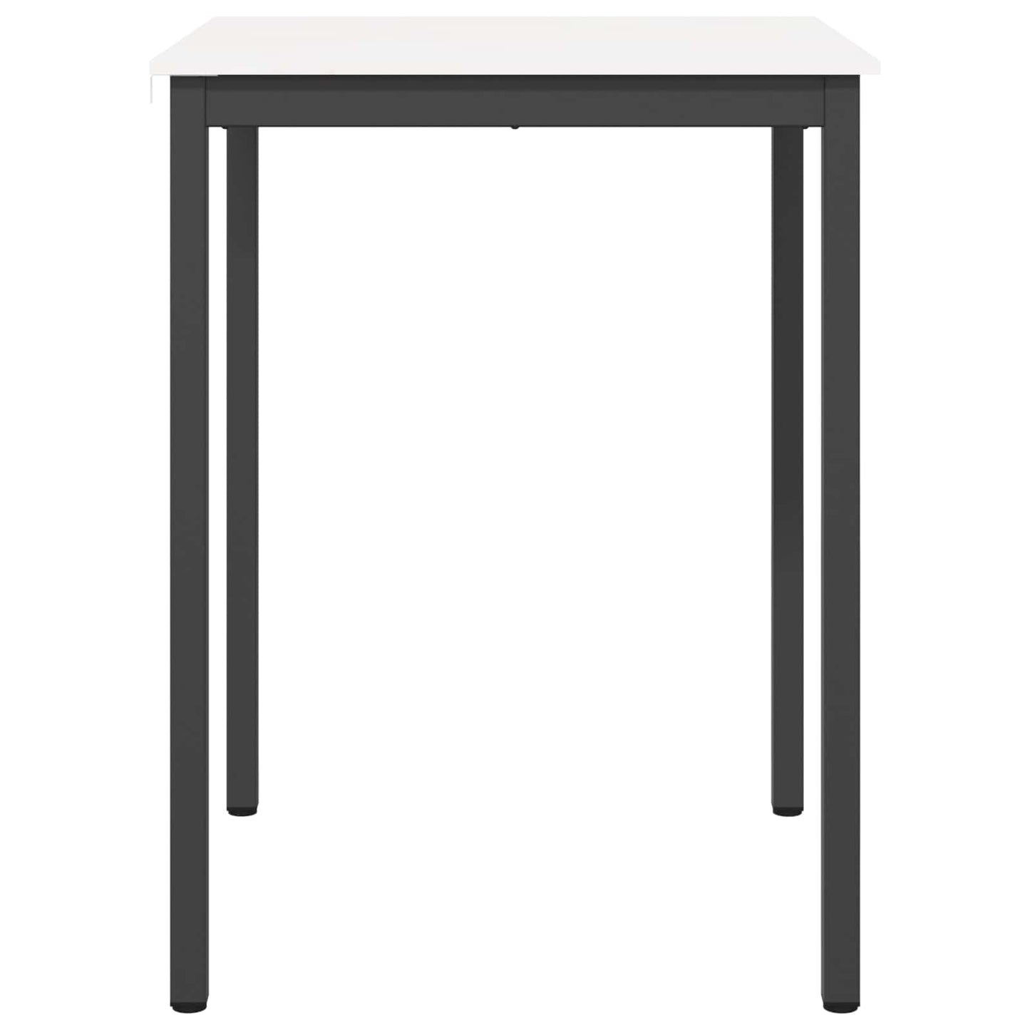 Barový Stůl Bílá 80 X 80 X 105 Cm Masivní Borové Dřevo